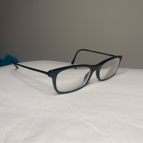 Burberry Men Black Eyeglasses - Picture 2 of 8
